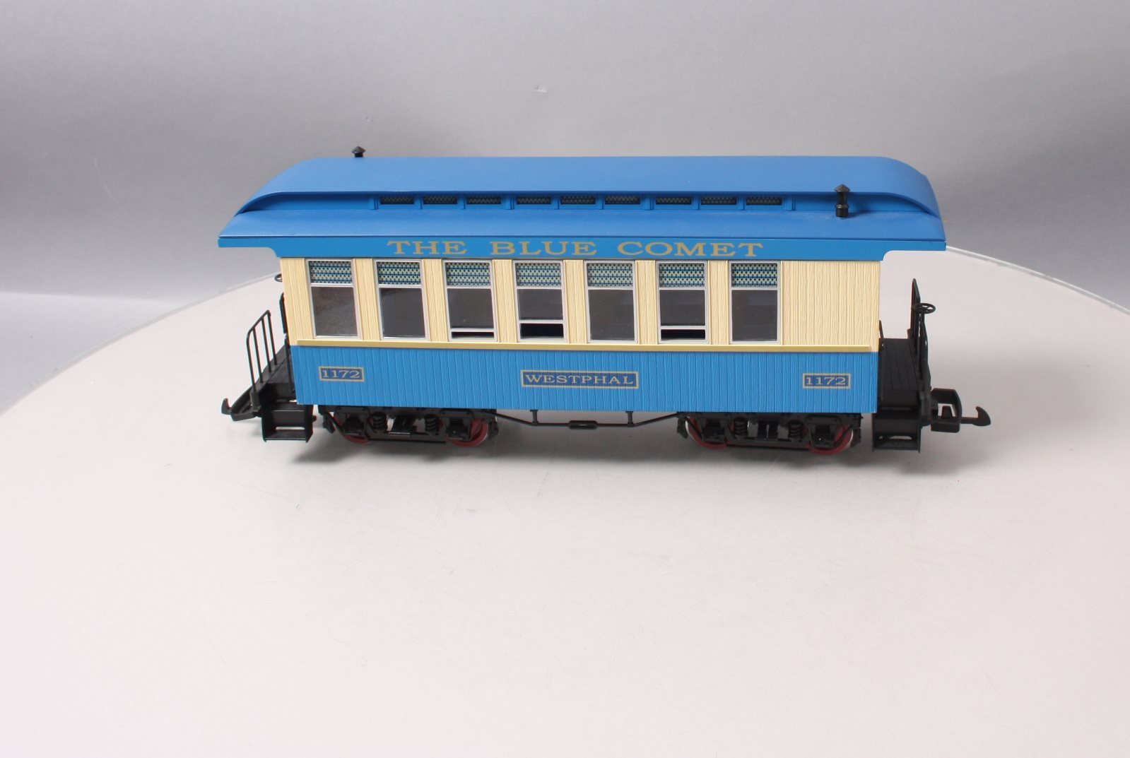 Piko 38620 G Scale Blue Comet Wood Coach Passenger Car #1172