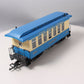 Piko 38620 G Scale Blue Comet Wood Coach Passenger Car #1172