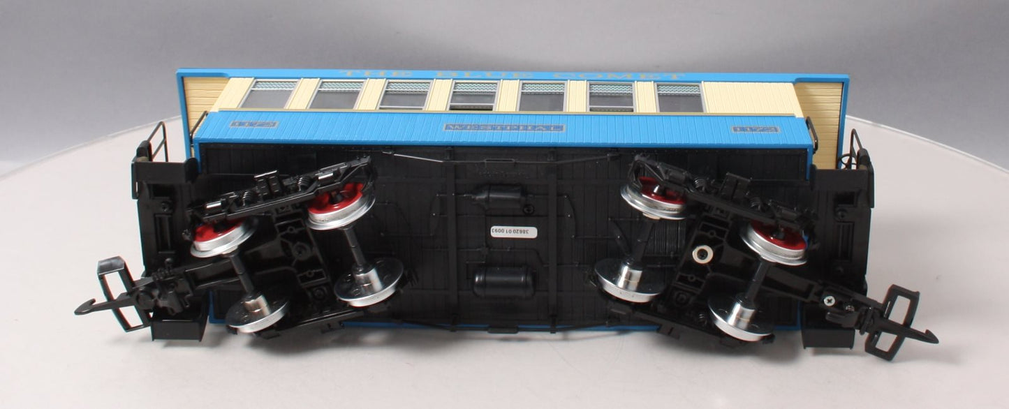 Piko 38620 G Scale Blue Comet Wood Coach Passenger Car #1172