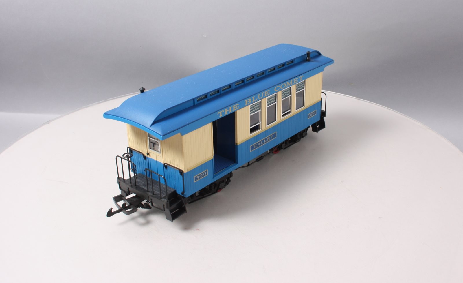 Piko 38622 G Scale Blue Comet Wood Combine Passenger Car #300