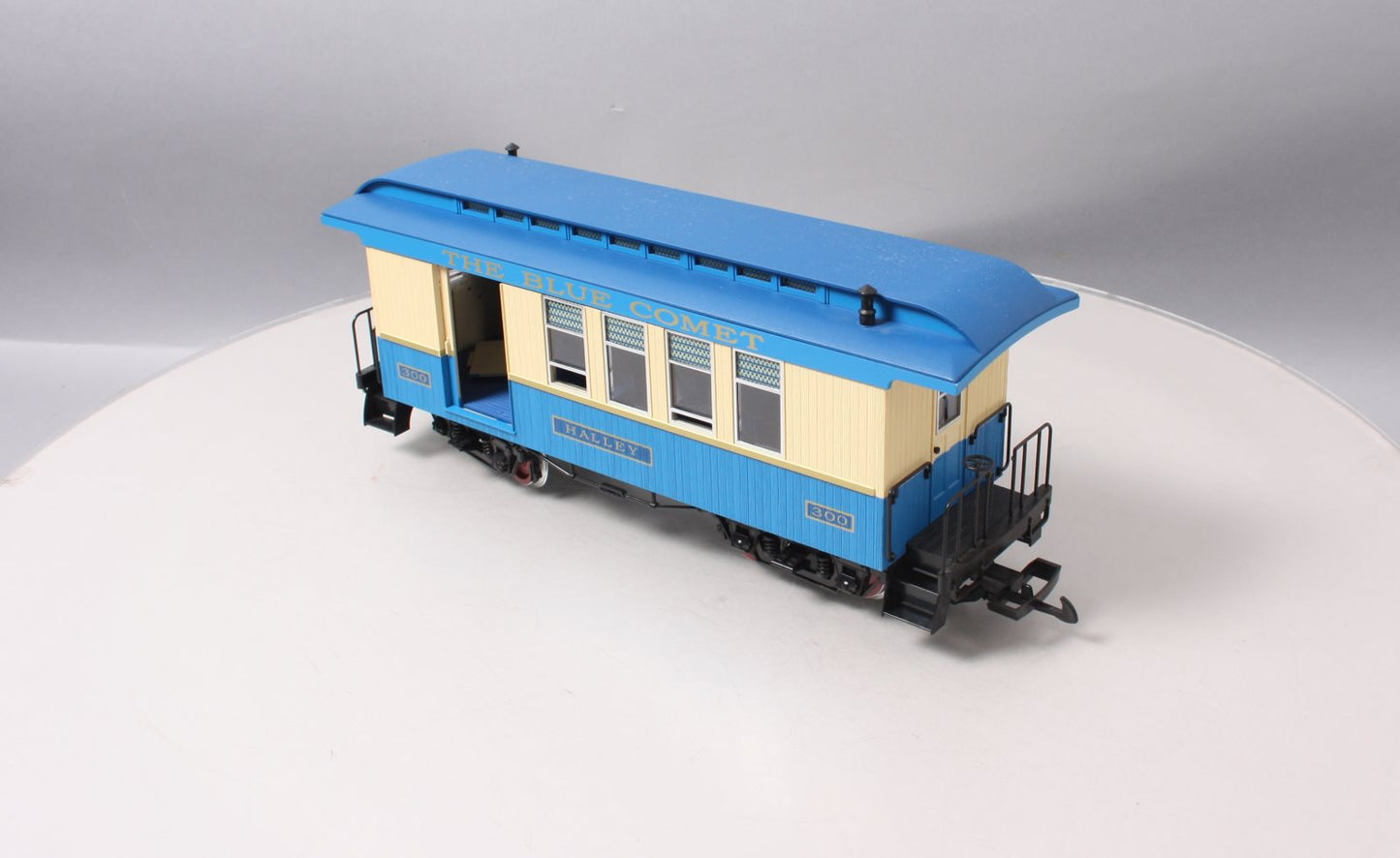 Piko 38622 G Scale Blue Comet Wood Combine Passenger Car #300