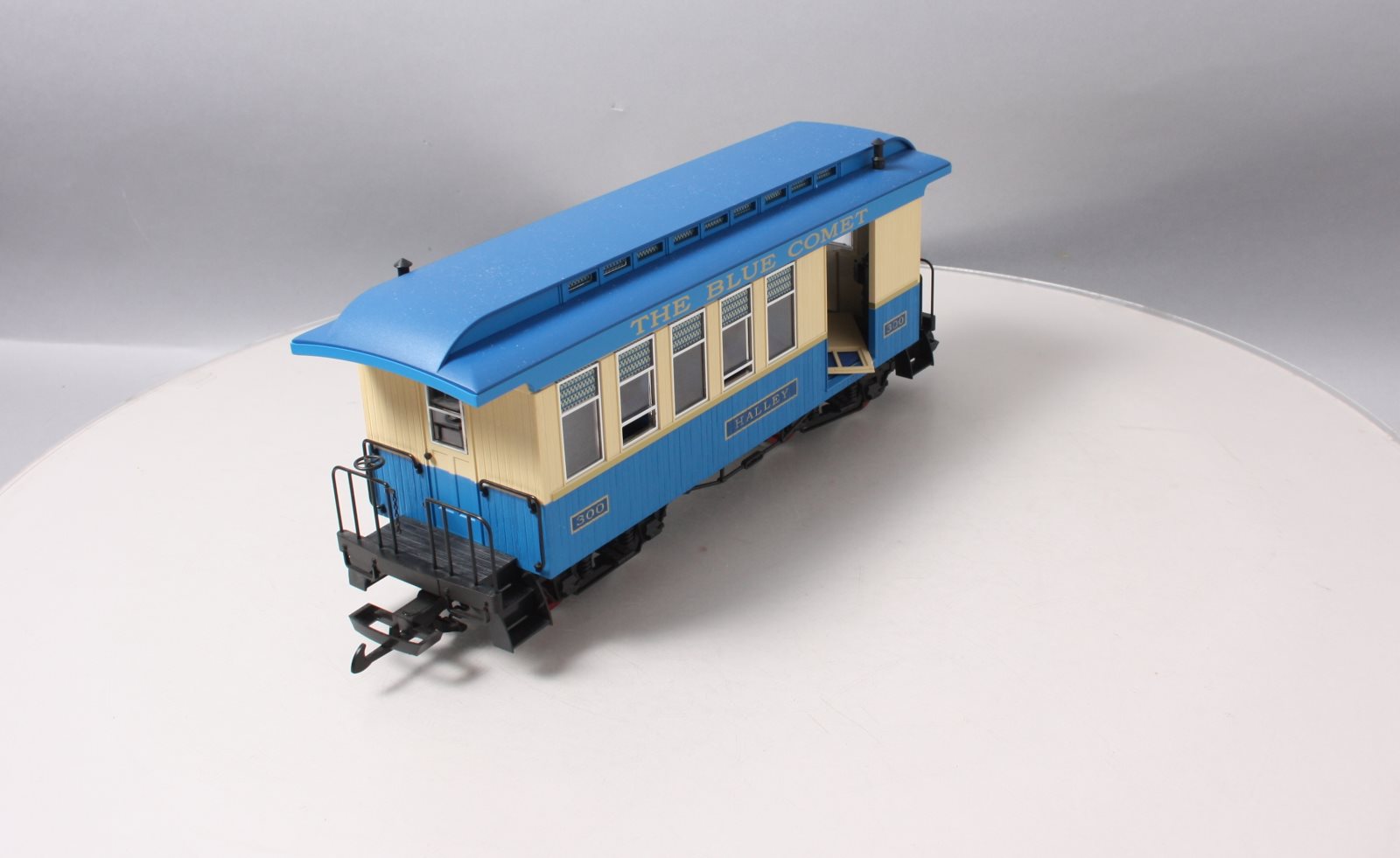 Piko 38622 G Scale Blue Comet Wood Combine Passenger Car #300