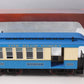 Piko 38622 G Scale Blue Comet Wood Combine Passenger Car #300