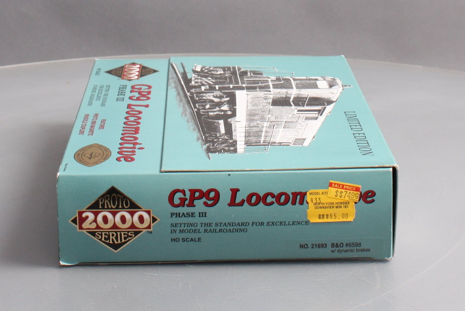 Proto 2000 21693 HO Scale Baltimore & Ohio Powered Diesel Locomotive #6598