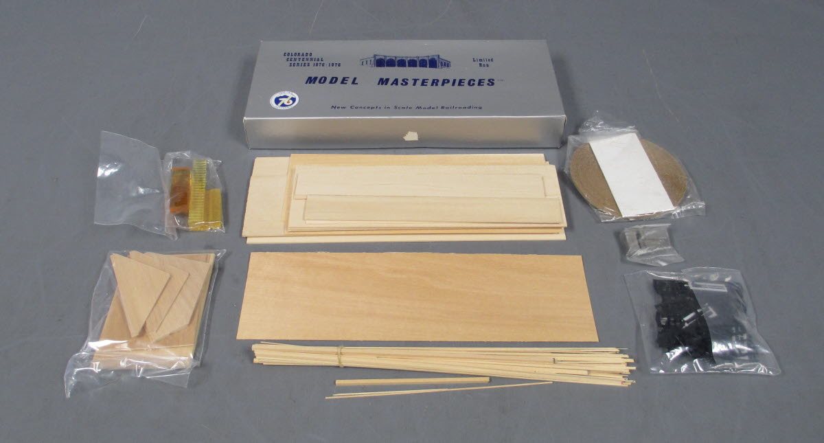 Model Masterpieces 107 HO Scale Durango Depot Wooden Kit
