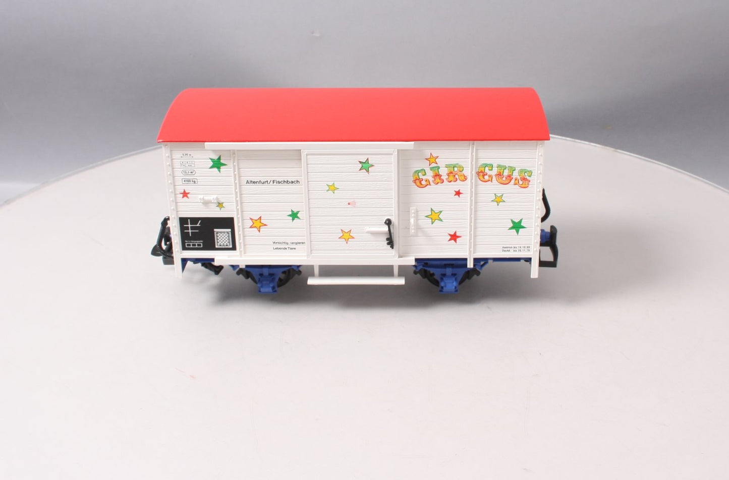 LGB 41362 G Scale Circus Box Car w/ Sound LN/Box