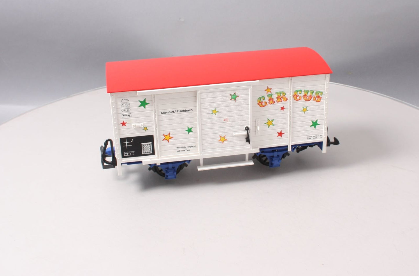LGB 41362 G Scale Circus Box Car w/ Sound LN/Box