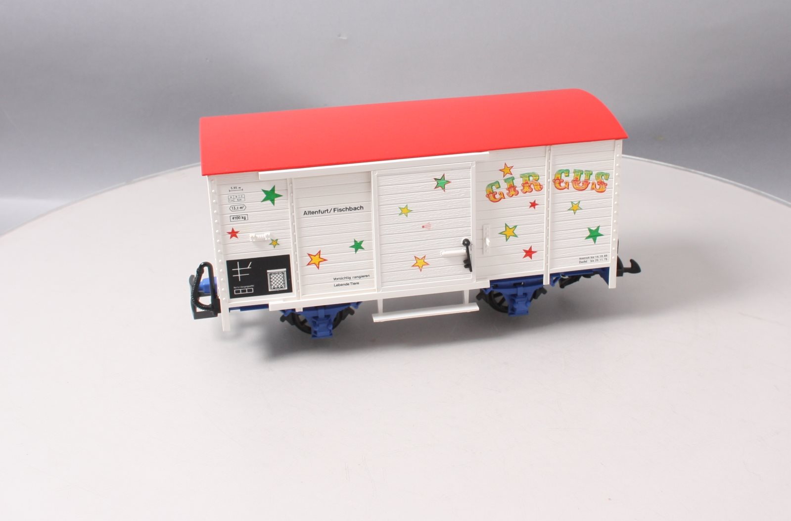 LGB 41362 G Scale Circus Box Car w/ Sound LN/Box