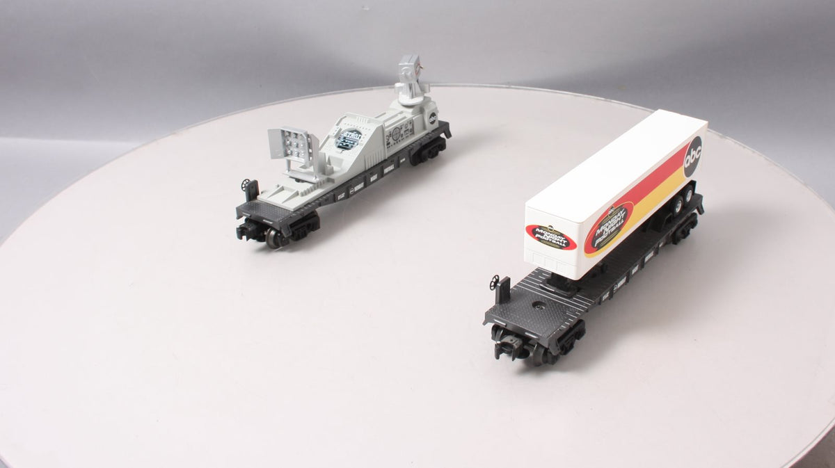 Lionel 6-21783 O Monday Night Football TV Car & Trailer Set LN/Box