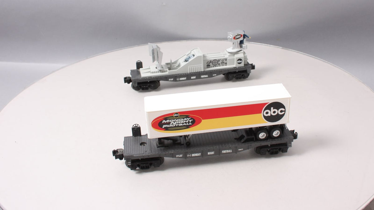 Lionel 6-21783 O Monday Night Football TV Car & Trailer Set LN/Box