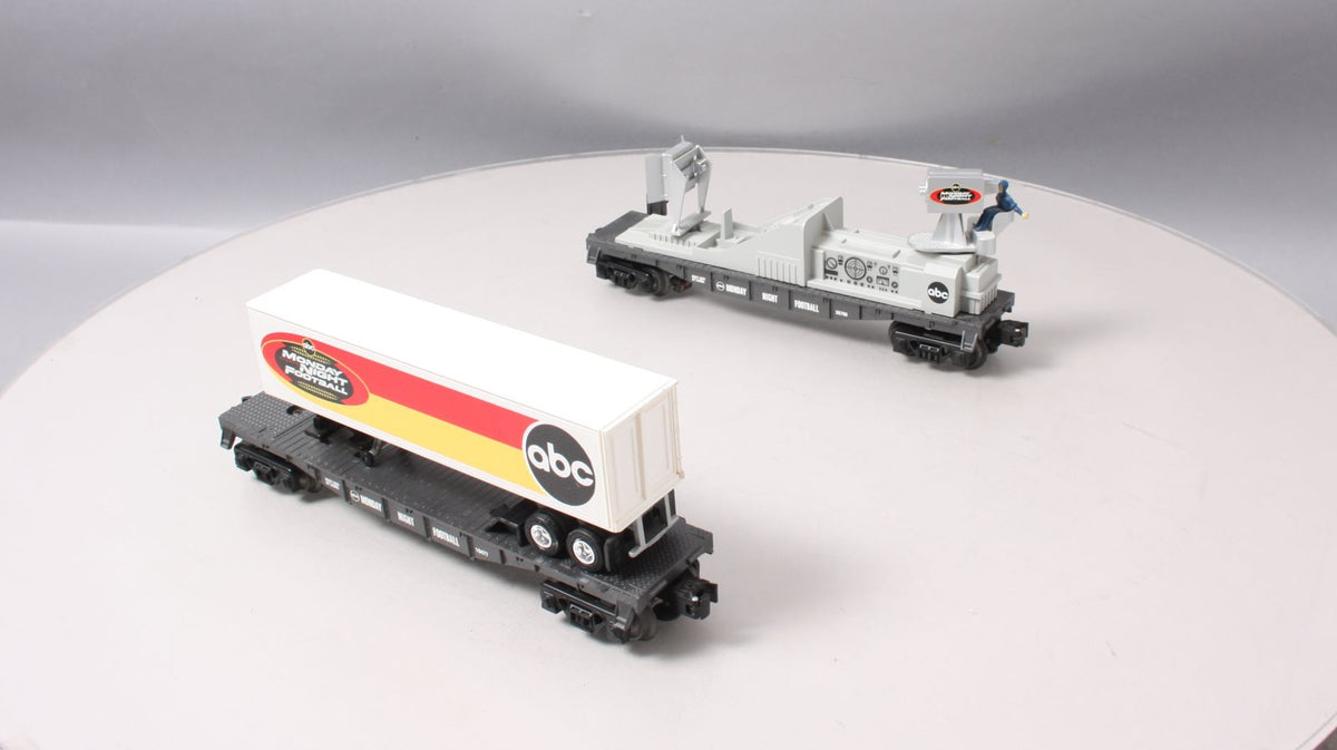 Lionel 6-21783 O Monday Night Football TV Car & Trailer Set LN/Box