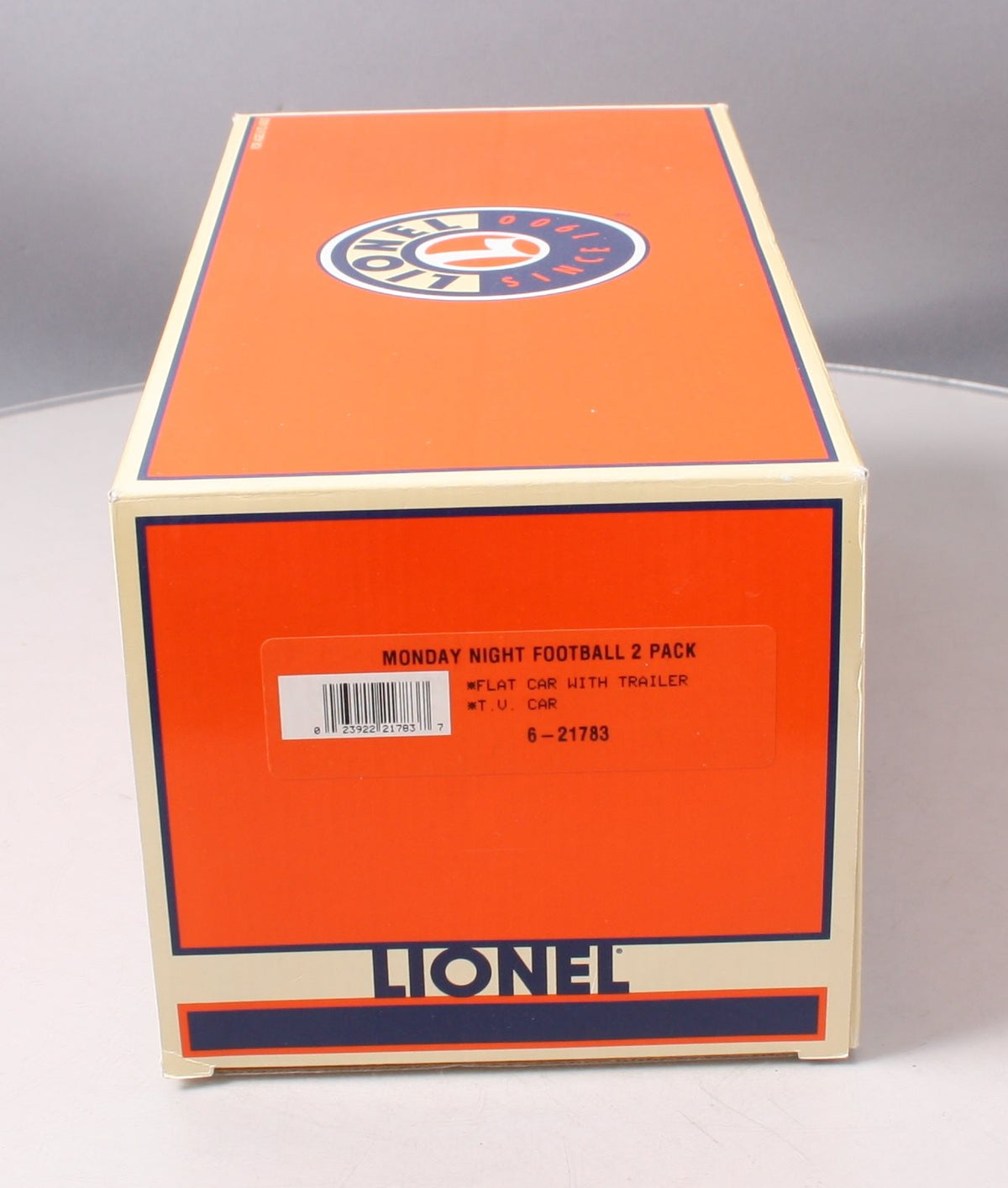 Lionel 6-21783 O Monday Night Football TV Car & Trailer Set LN/Box