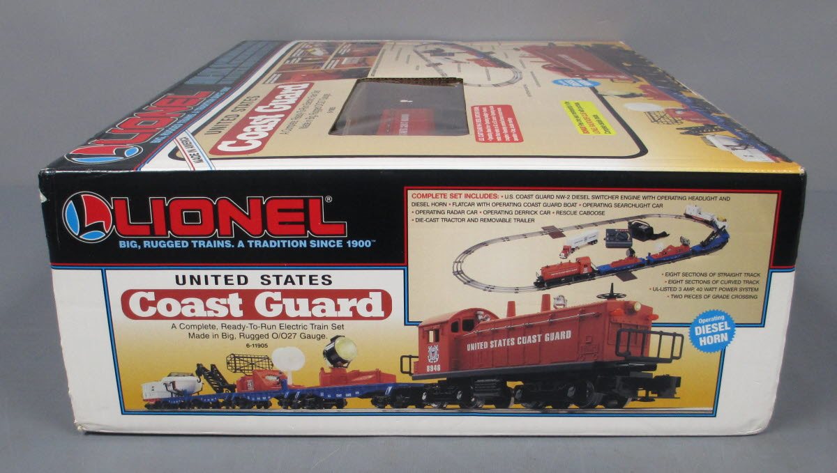 Lionel 6-11905 O Gauge U.S. Coast Guard Diesel Train Set MT/Box