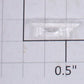 Lionel 2343-10 Left Hand Clear Raised Number Marker Lens/Number Board