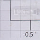 Lionel 2333-10 Left Hand Clear Raised Number Marker Lens/Number Board