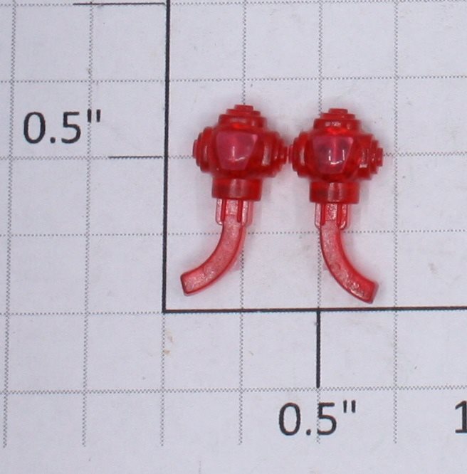 Lionel 8111-30 O Gauge RH / LH Red Curved Marker Light (Pair of 2)