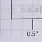 Lionel 2033-10 Left Hand Clear Raised Number Marker Lens/Number Board