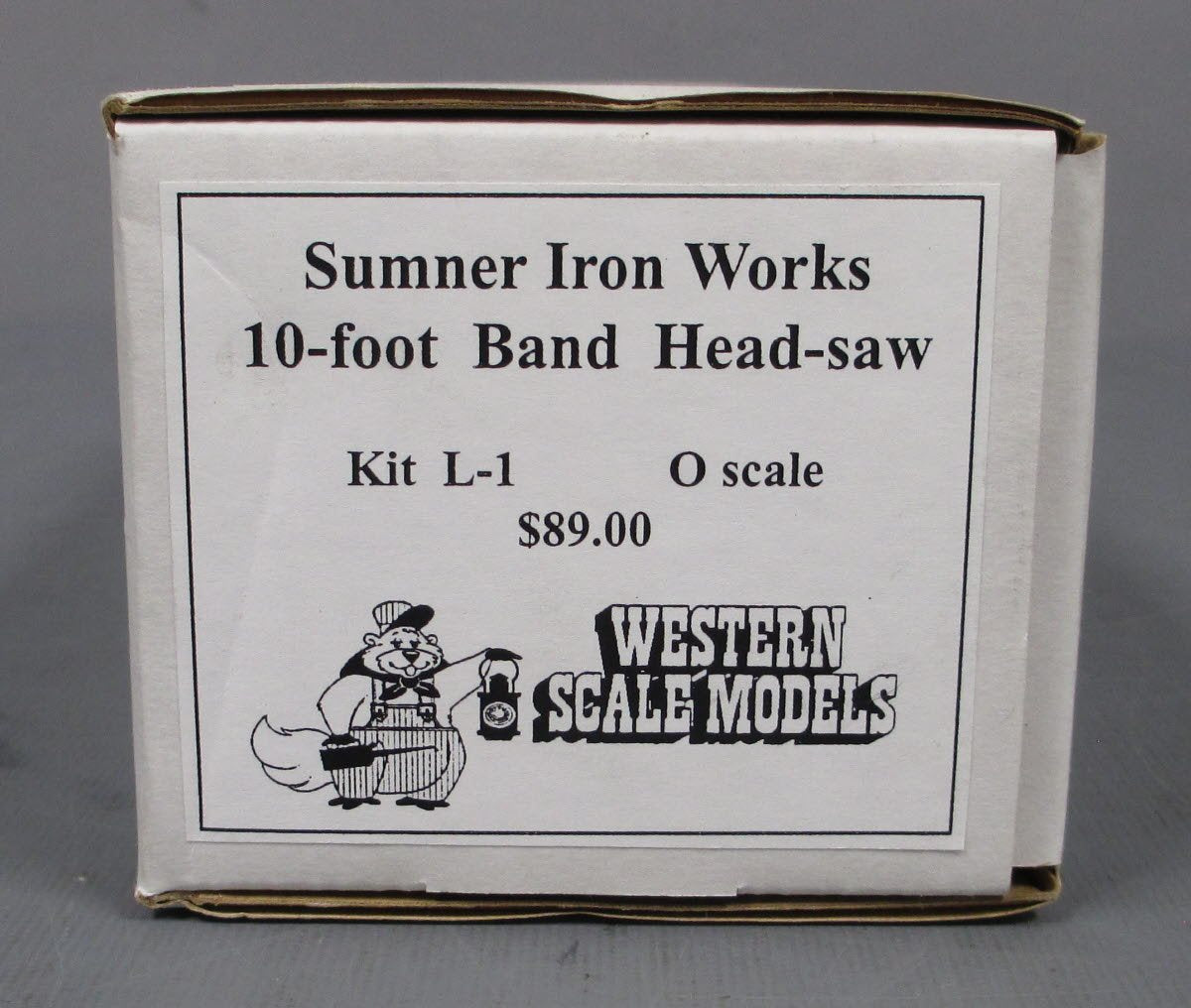 Western Scale Models L-1 O Gauge Sumner Iron Works 10' Band Head-Saw