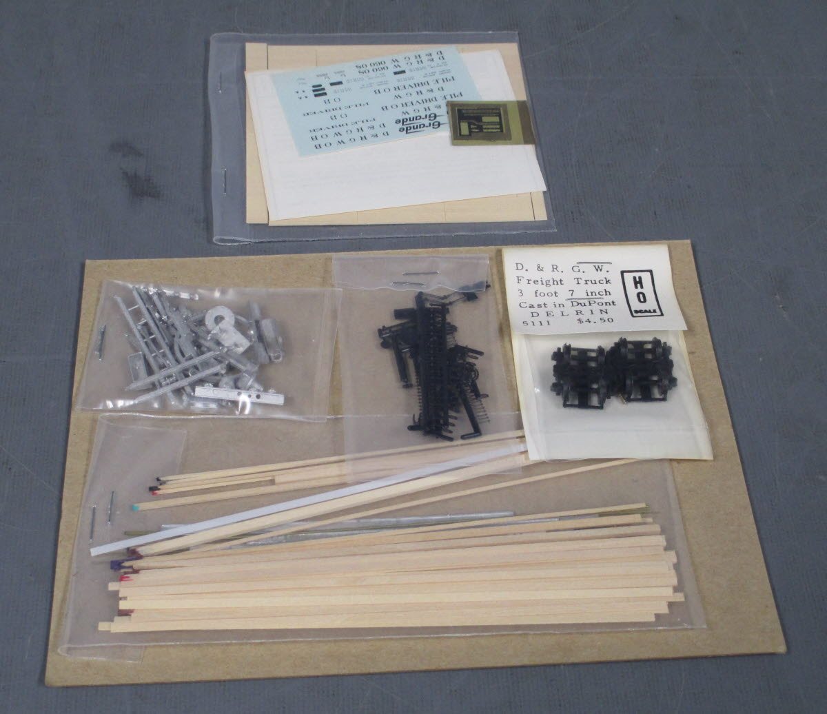 Rio Grande Models 3024 HOn3 Scale D & RGW Pile Driver OB Kit