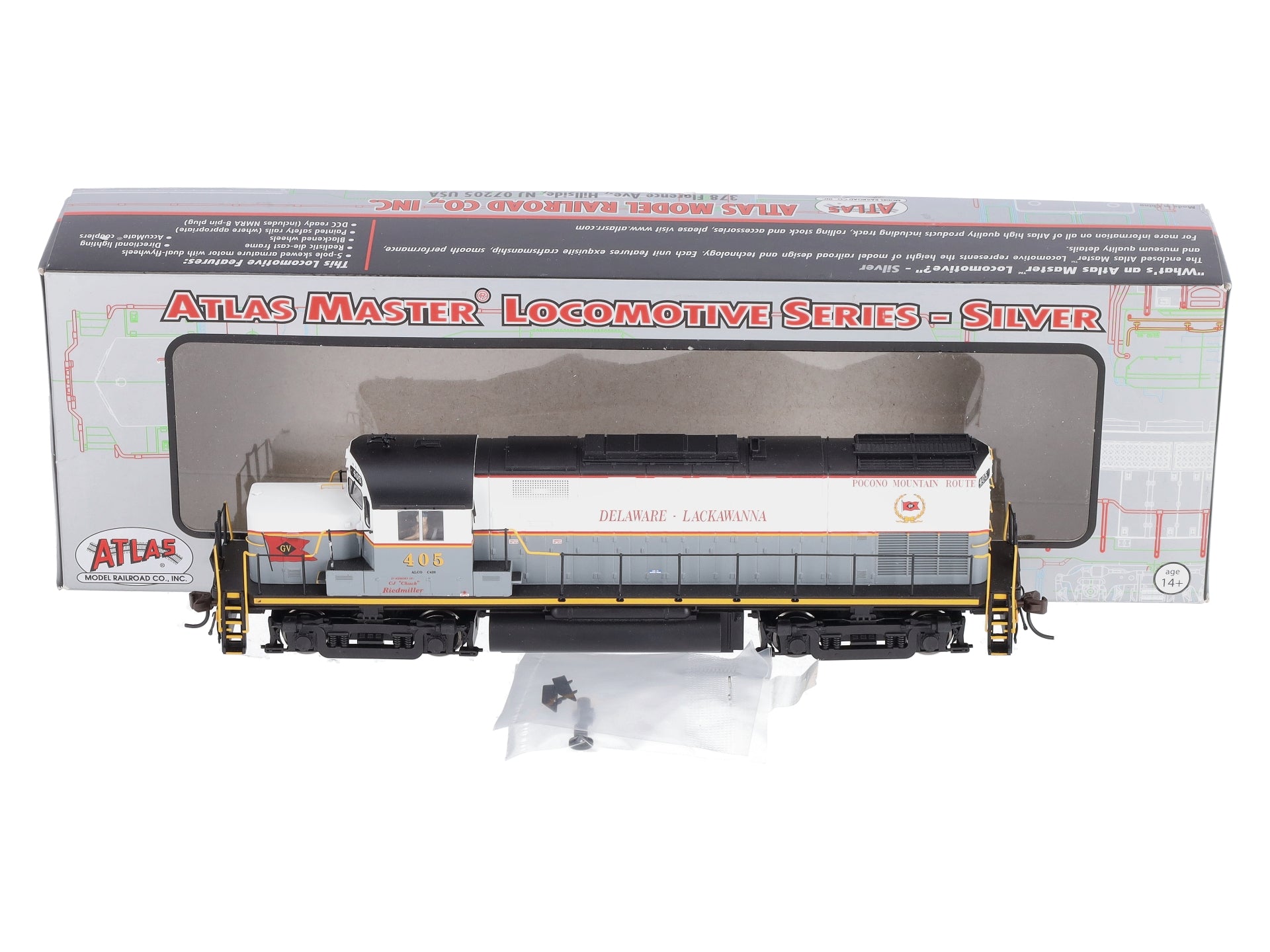 Atlas 10002943 HO Delaware-Lackawanna C420 PH-1 Diesel Locomotive #405
