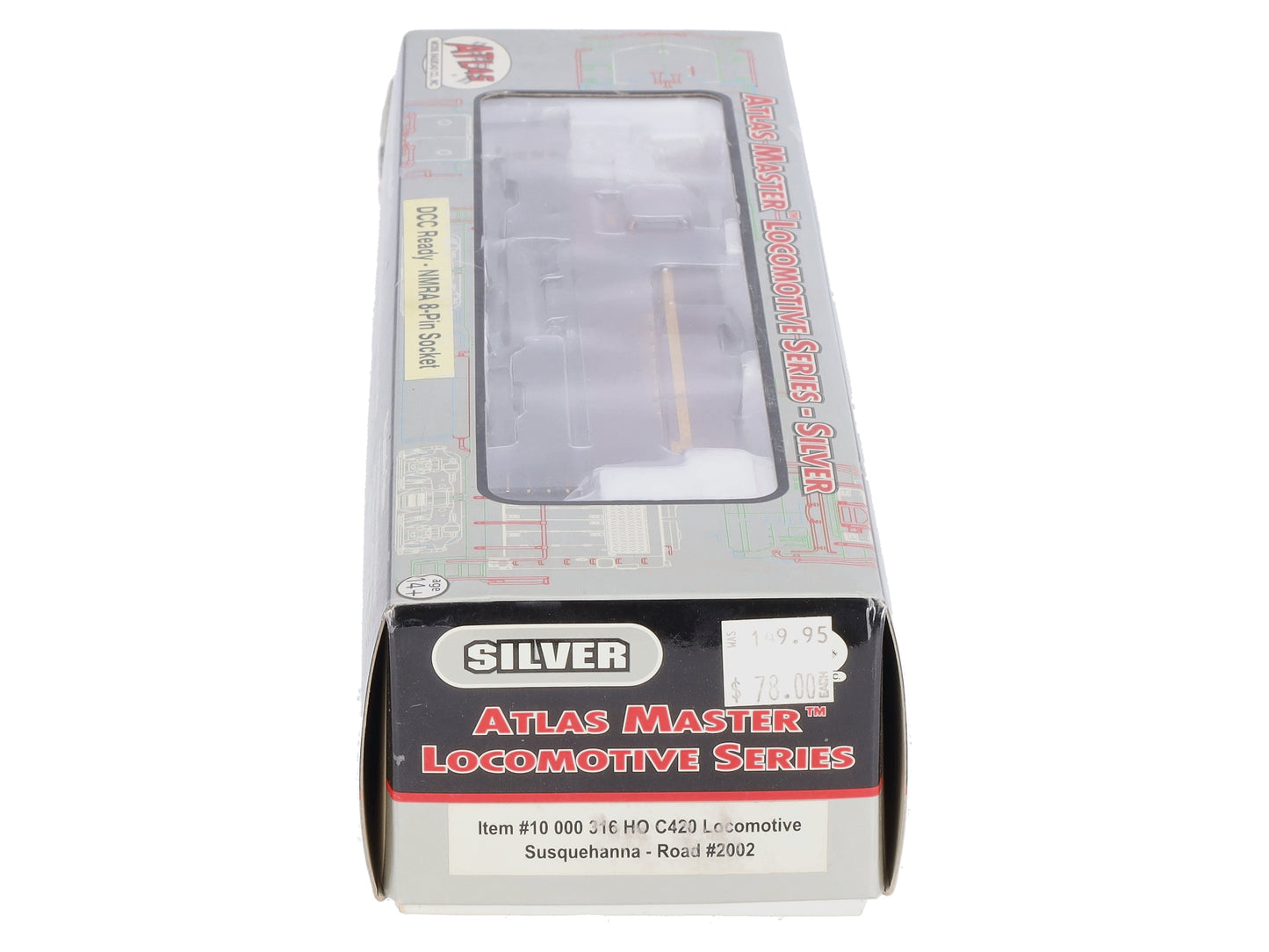 Atlas 10000316 HO Scale NYSW C420 Diesel Locomotive #2002