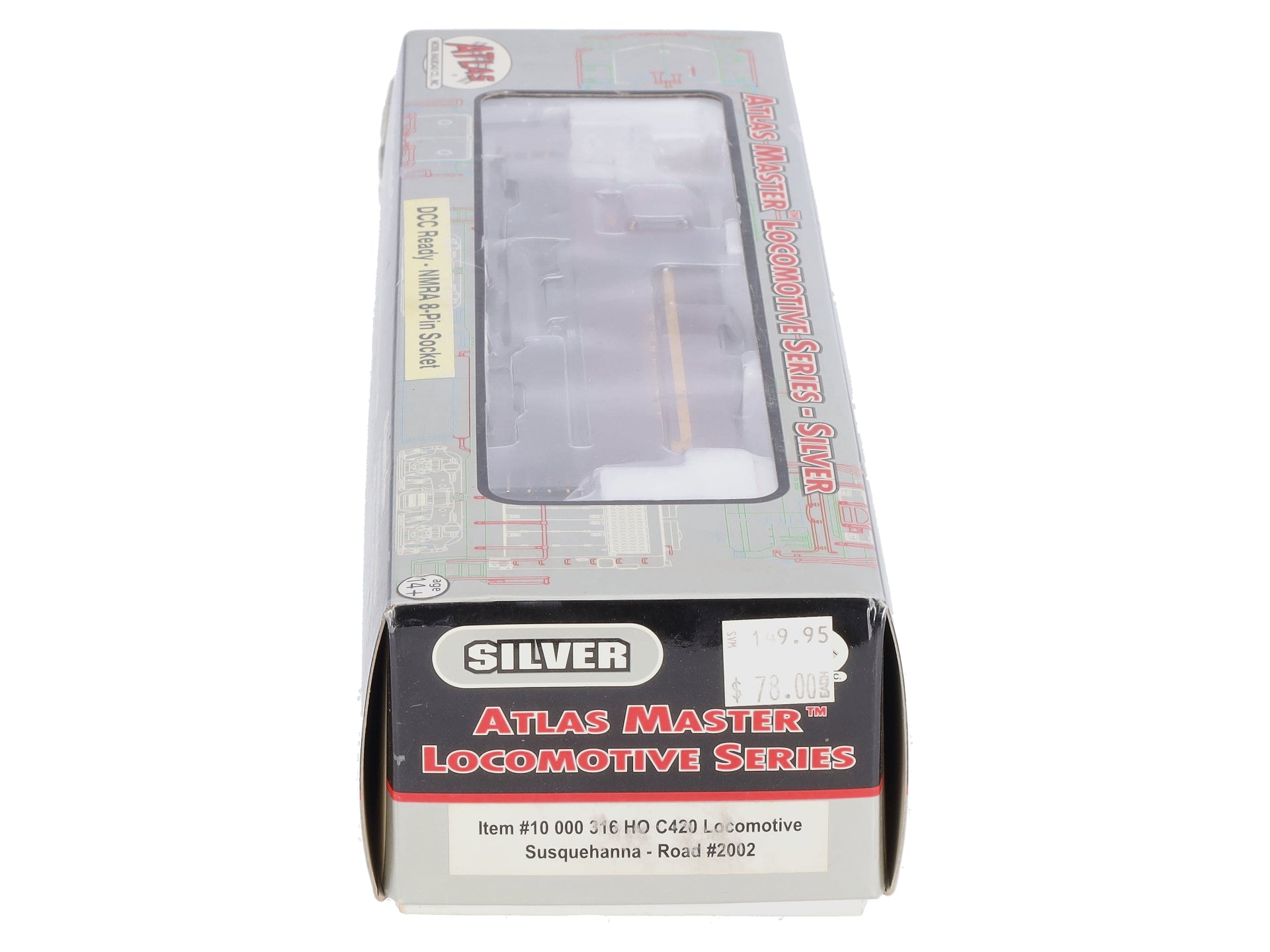 Atlas 10000316 HO Scale NYSW C420 Diesel Locomotive #2002