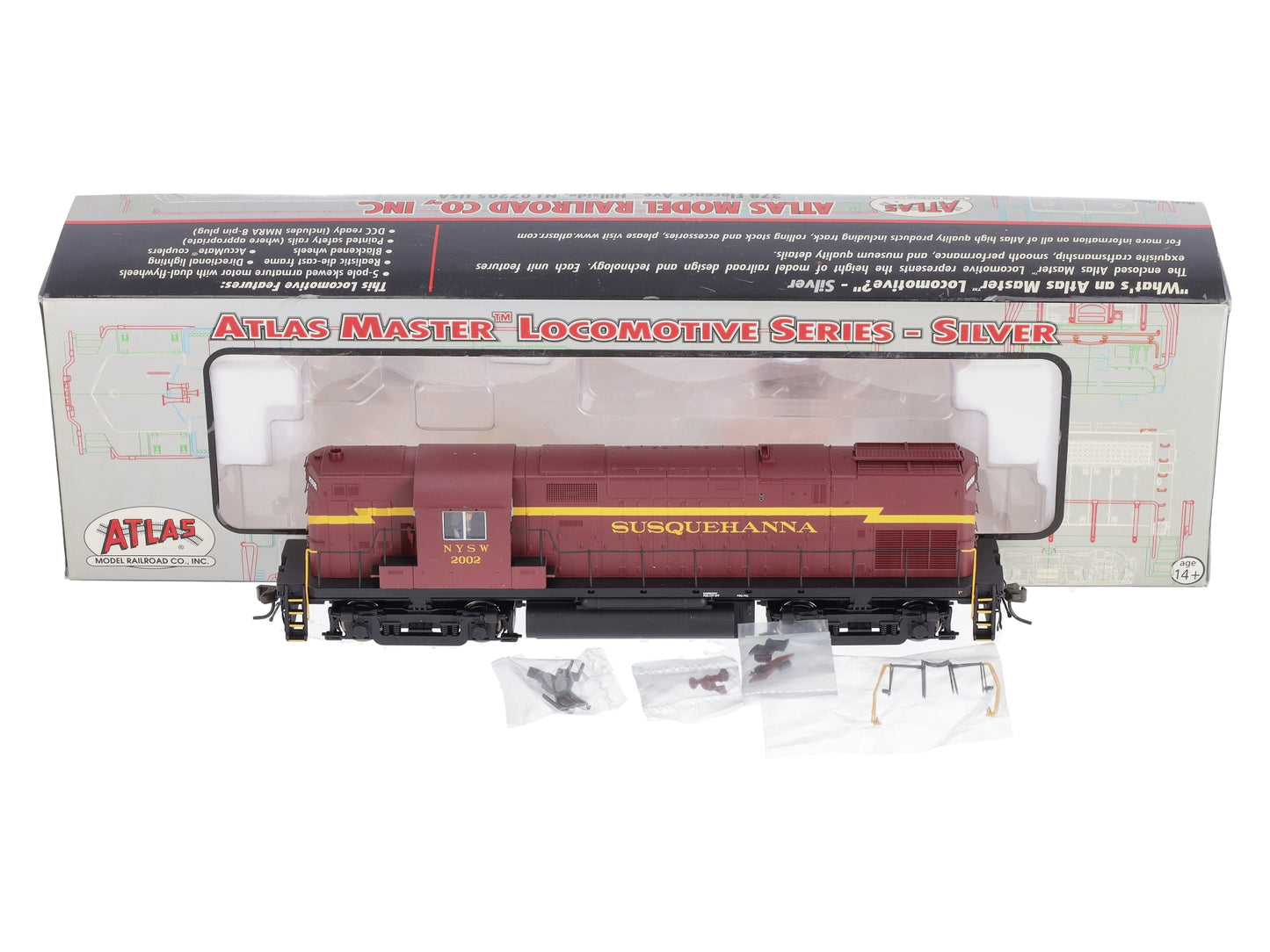Atlas 10000316 HO Scale NYSW C420 Diesel Locomotive #2002