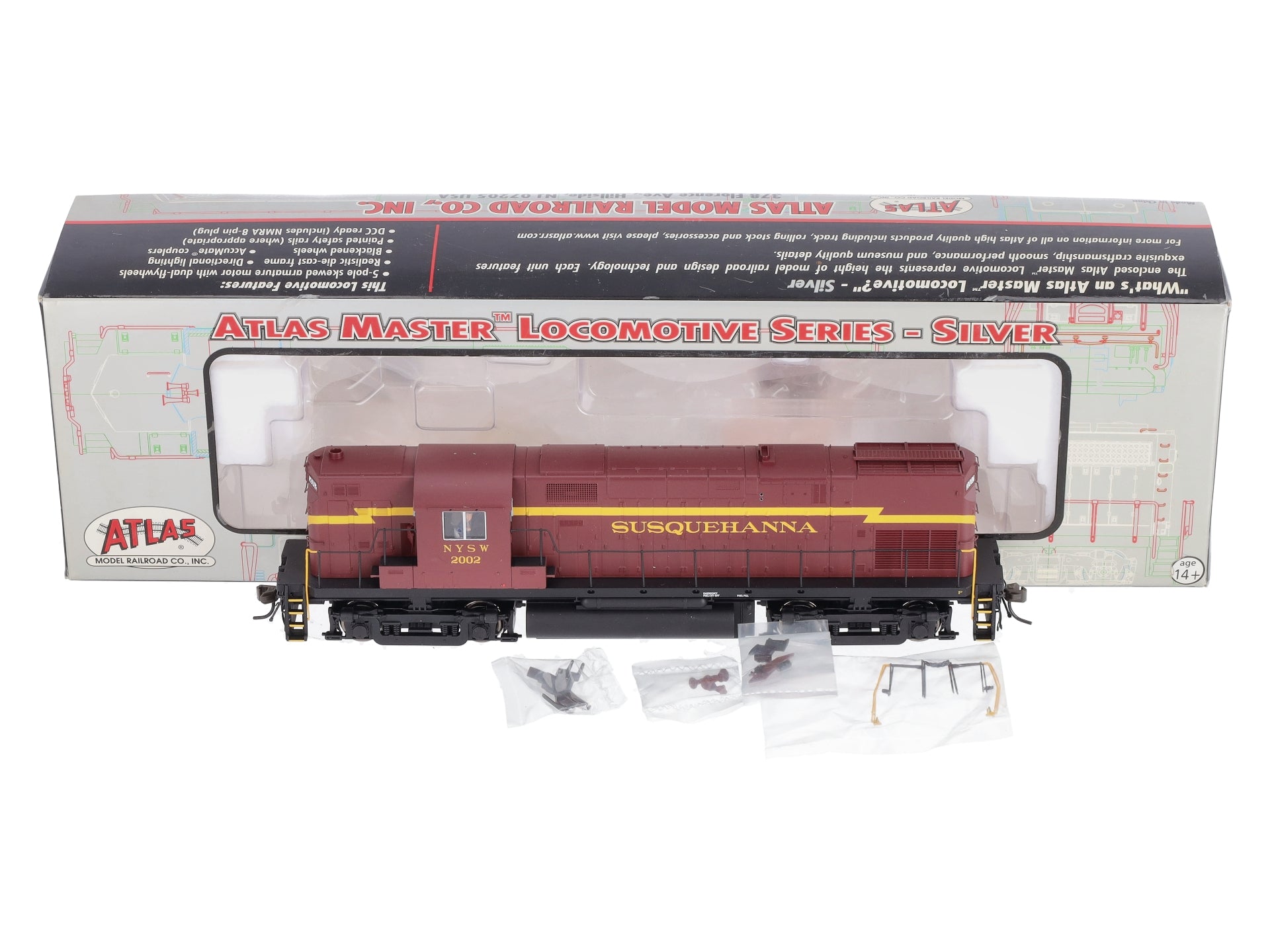 Atlas 10000316 HO Scale NYSW C420 Diesel Locomotive #2002