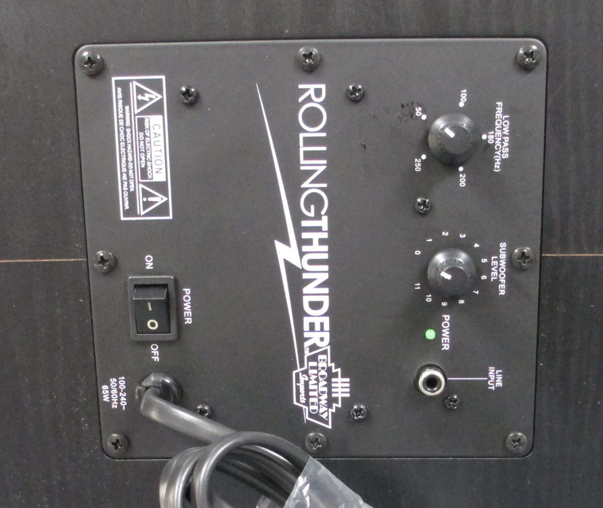 Broadway Limited 1595 Complete Rolling Thunder™ Receiver & Subwoofer LN/Box