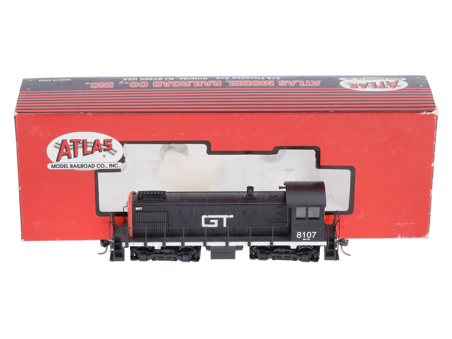 Atlas 8708 HO Scale Grand Trunk ALCO S-2 Diesel Locomotive #8107 -DC