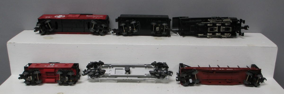 Lionel 6-30091 Santa Fe 0-8-0 O Gauge Steam Freight Train Set NIB