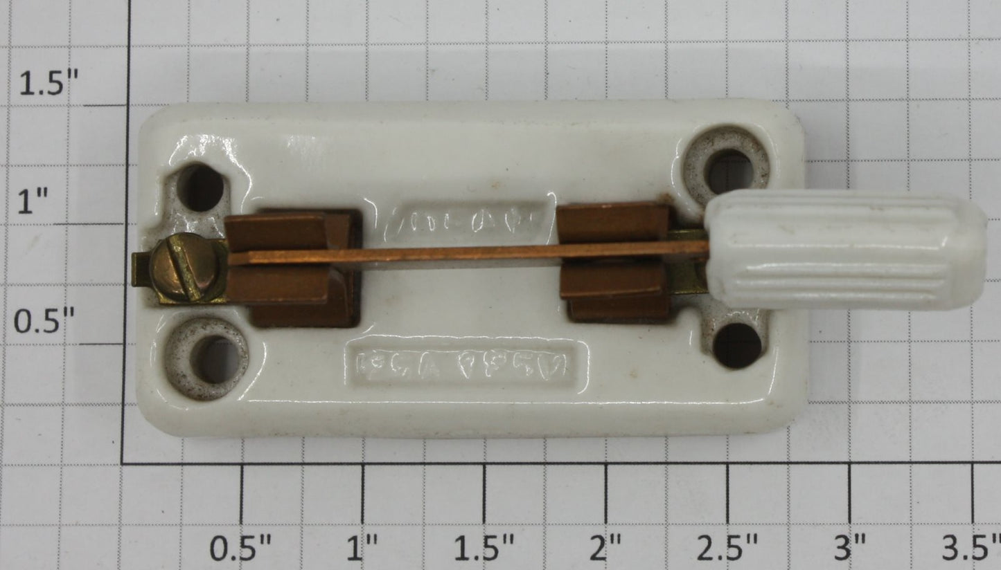 Acme 0616-10 9940 Vintage Knife Switch with Ceramic Base