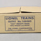 Lionel 6-31778 O Gauge 4-6-4 Steam Passenger Train Set #1484WS LN/Box