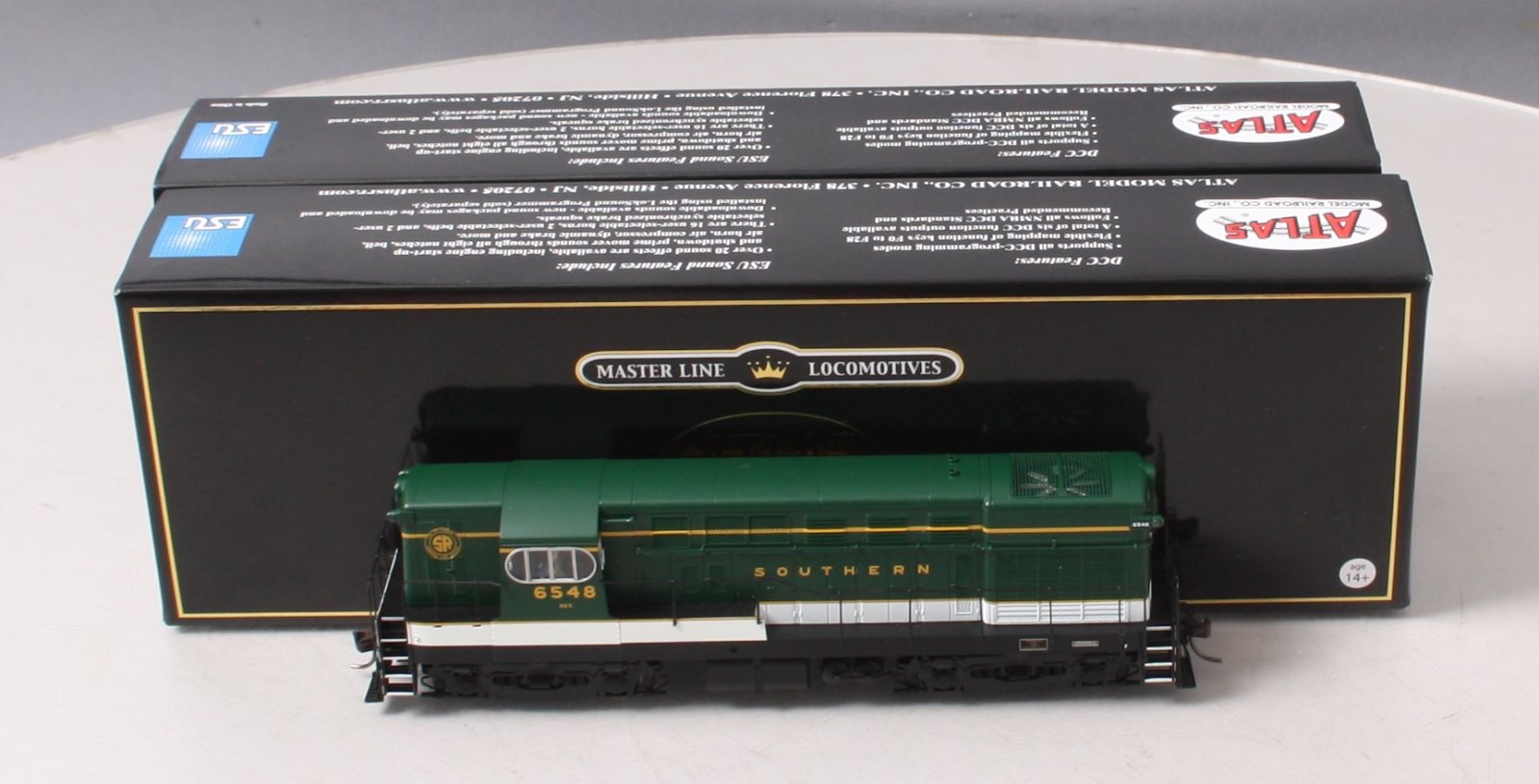 Atlas 10003548 HO Southern FM H16-44 Pwrd Diesel Locomotive #6548 DCC & Sound