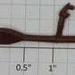 Lionel 12703-35 Brown Ice Man Arms & Paddle