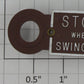 Lionel 6102709013 Brown Banjo Signal Cover
