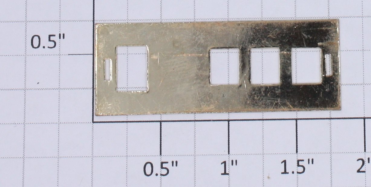 Lionel 385E-13 Brass Cab Window Fits-392 385 1835