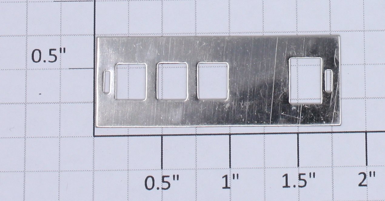 Lionel 385E-13 Nickel Cab Window Fits-392 385 1835