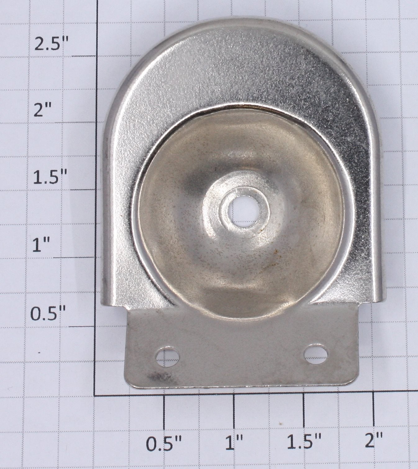 Lionel 400E-28 Nickel Boiler Front Reflector - Without Light Socket