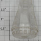 Lionel 6407-12 Clear Rocket Capsule with Pencil Sharpener