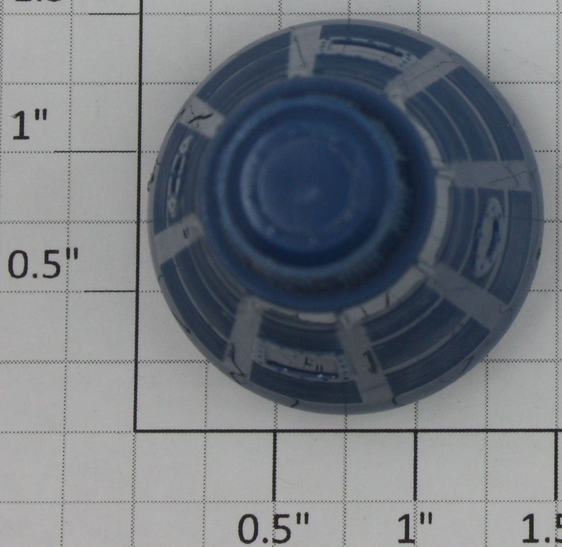 Lionel 6407-12B Blue Rocket Capsule with Pencil Sharpener