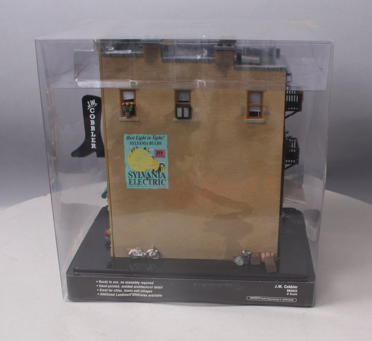 Woodland Scenics BR5823 O Scale Built-&-Ready J.M Cobbler Building LN/Box
