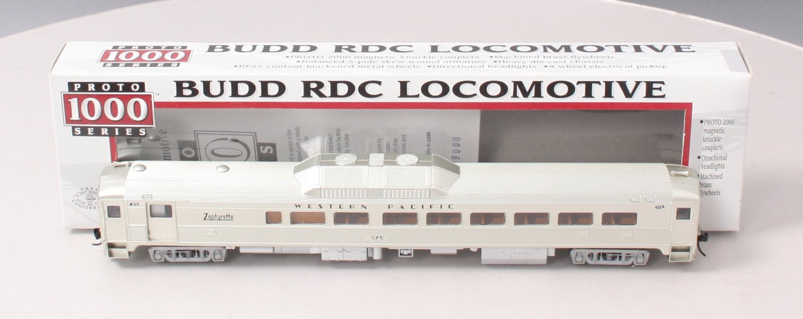Proto 1000 23982 HO Western Pacific BUDD RDC Locomotive #375 – Trainz