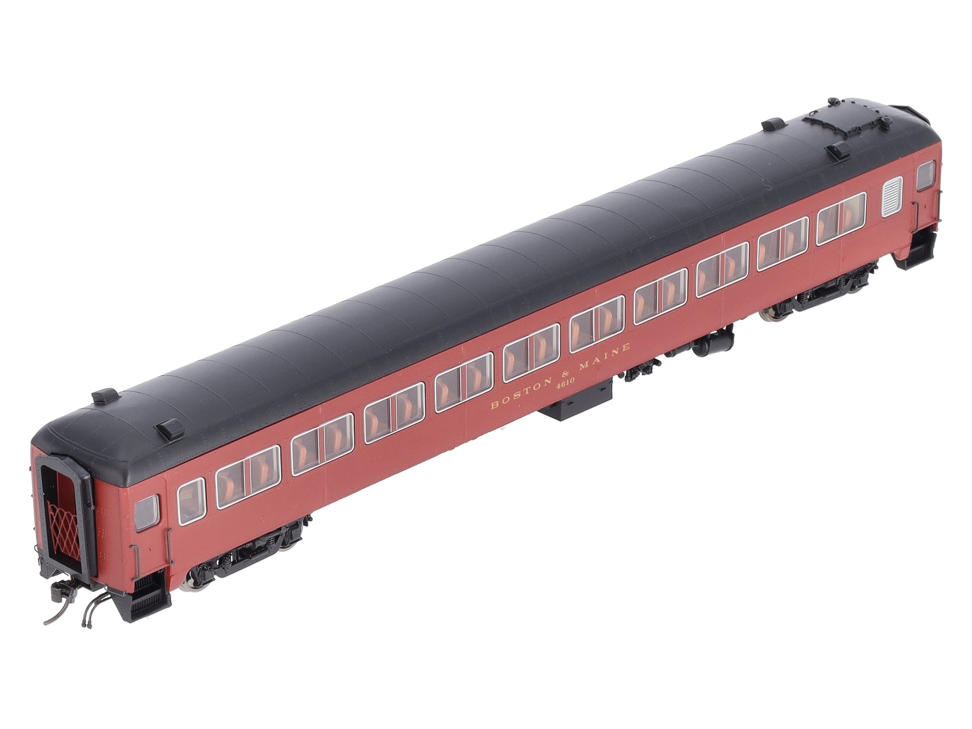 Rapido Trains 109138 HO Scale Boston & Maine 10-Window Coach Car #4610