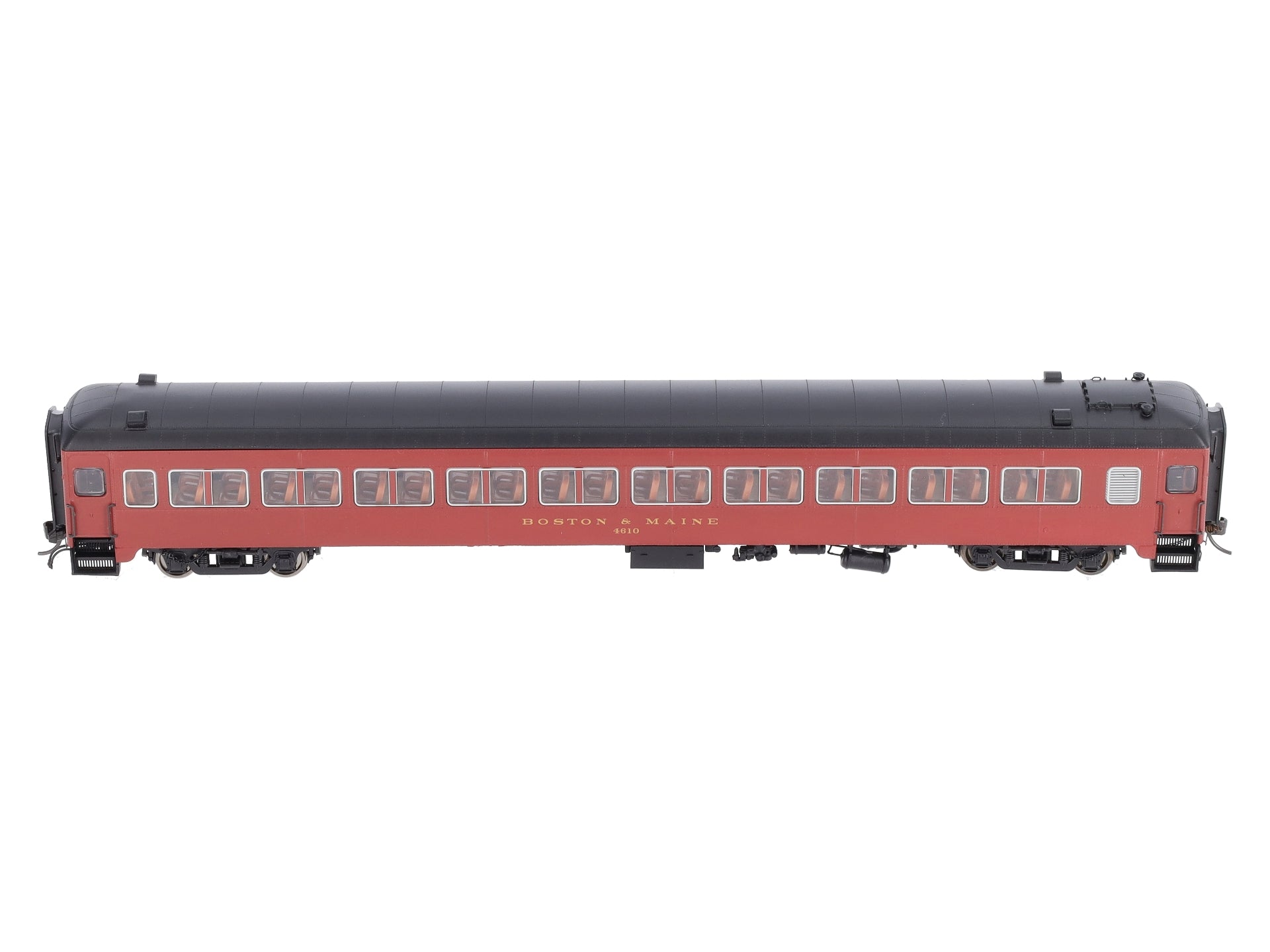 Rapido Trains 109138 HO Scale Boston & Maine 10-Window Coach Car #4610