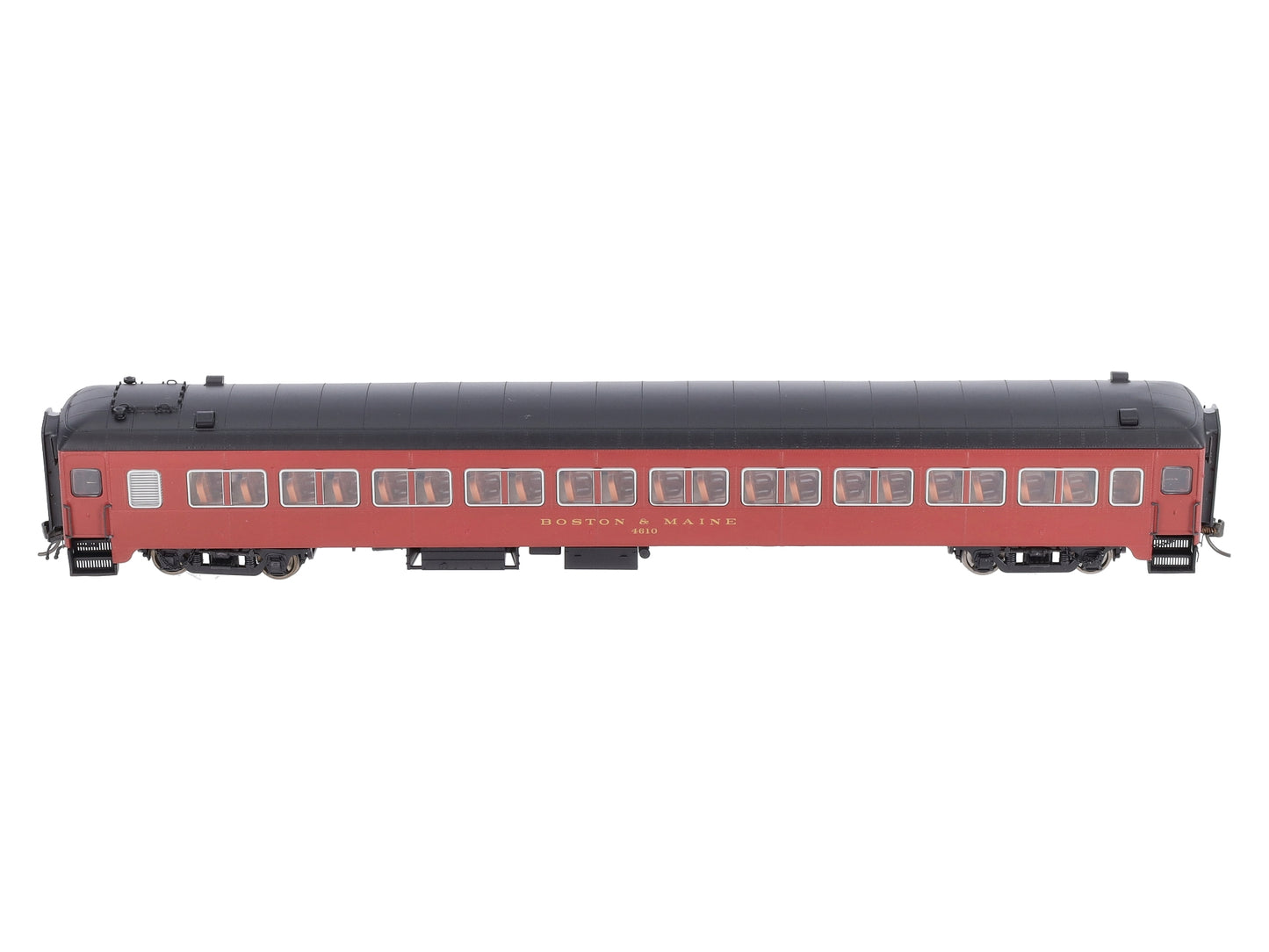 Rapido Trains 109138 HO Scale Boston & Maine 10-Window Coach Car #4610