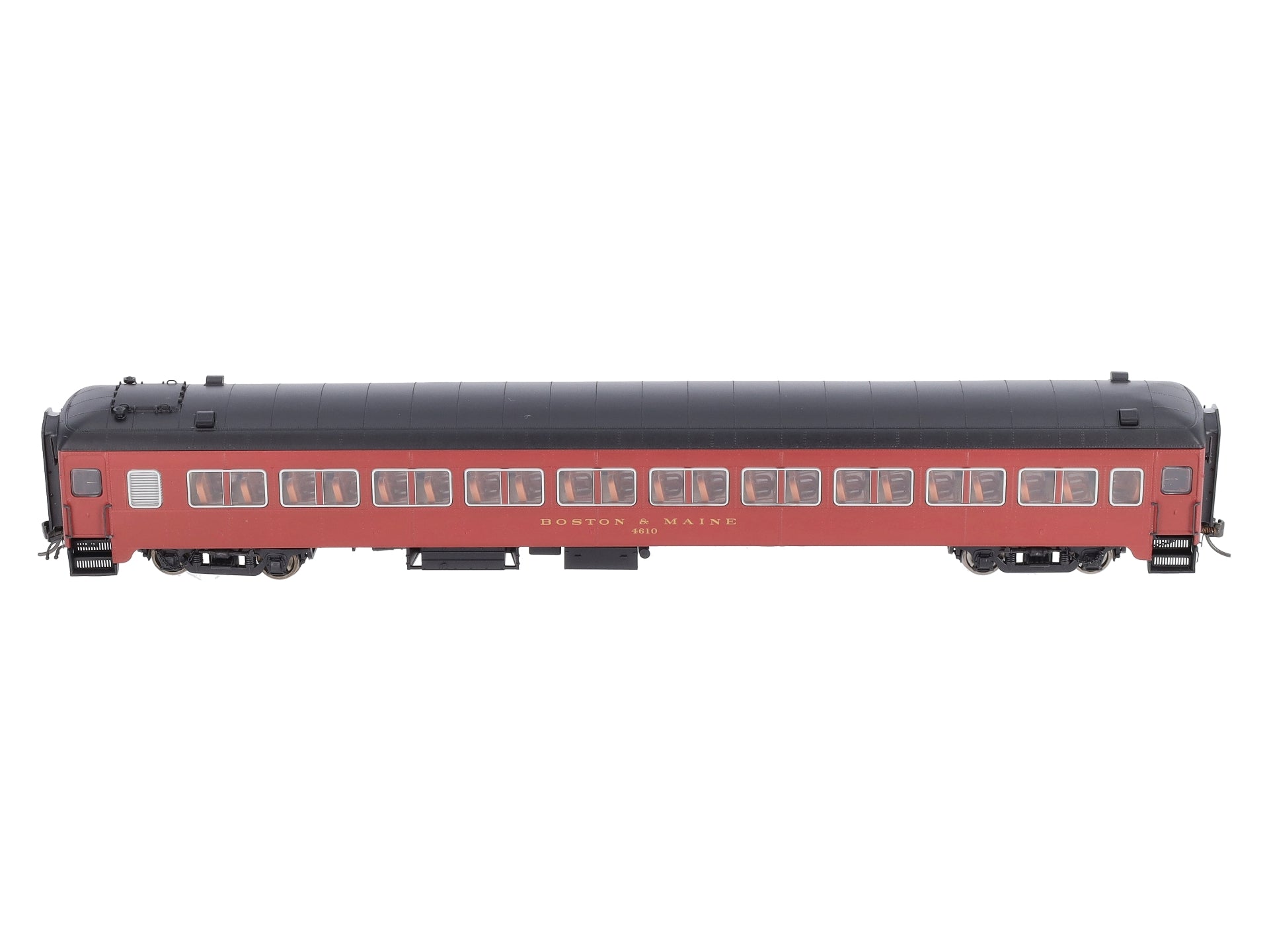 Rapido Trains 109138 HO Scale Boston & Maine 10-Window Coach Car #4610