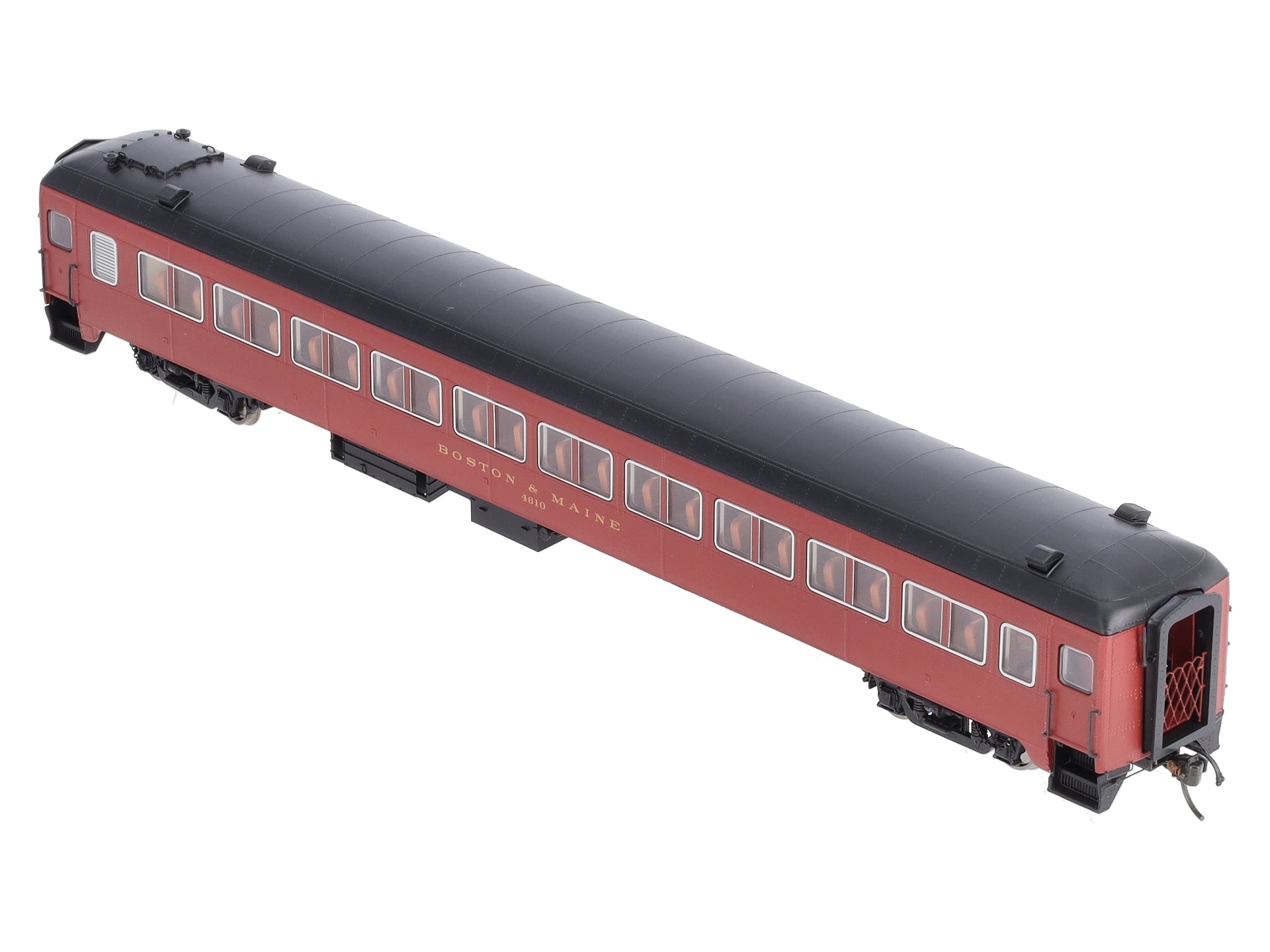 Rapido Trains 109138 HO Scale Boston & Maine 10-Window Coach Car #4610