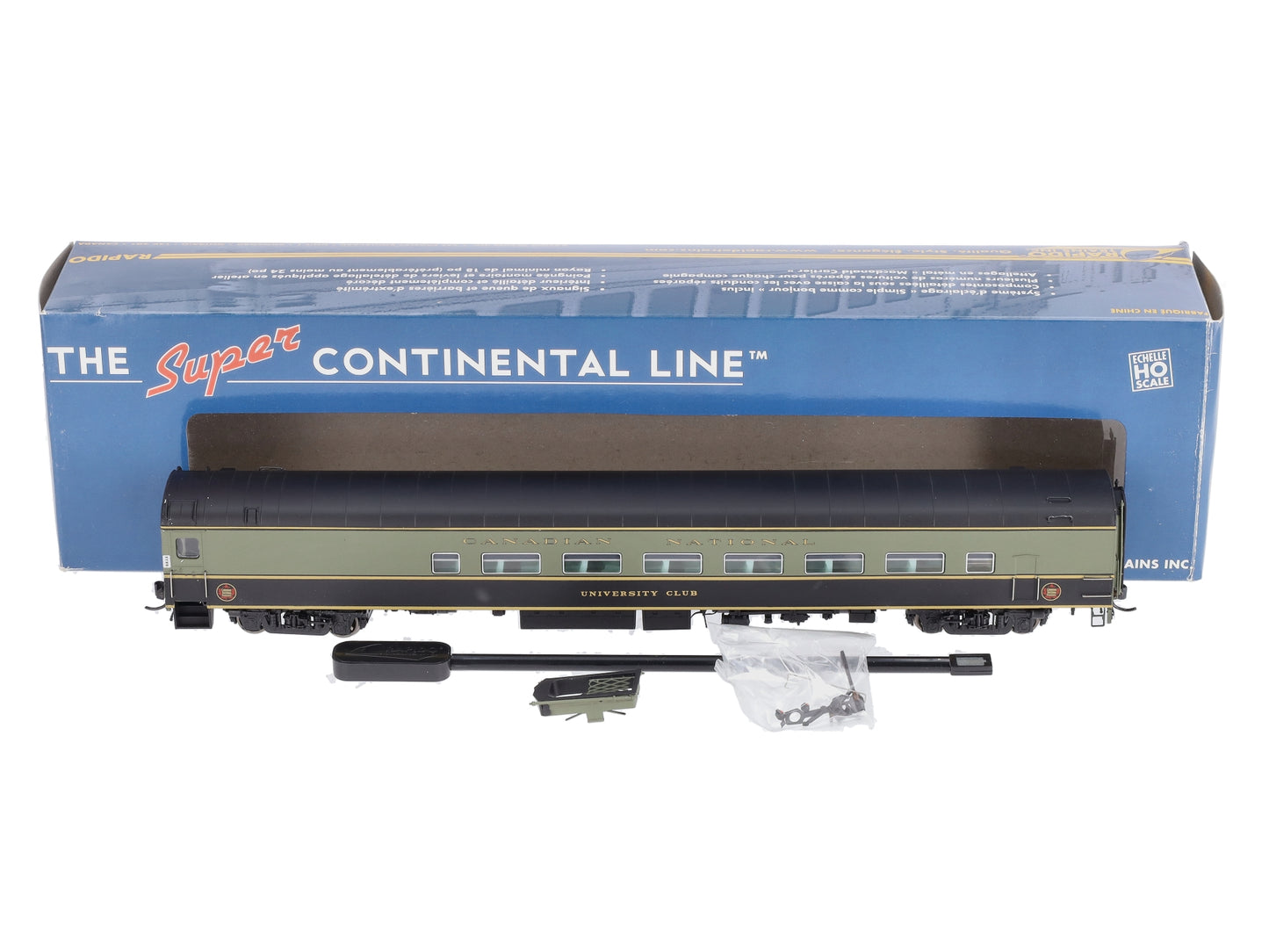 Rapido Trains 112009 HO Canadian National Club Galley Passenger Car #652