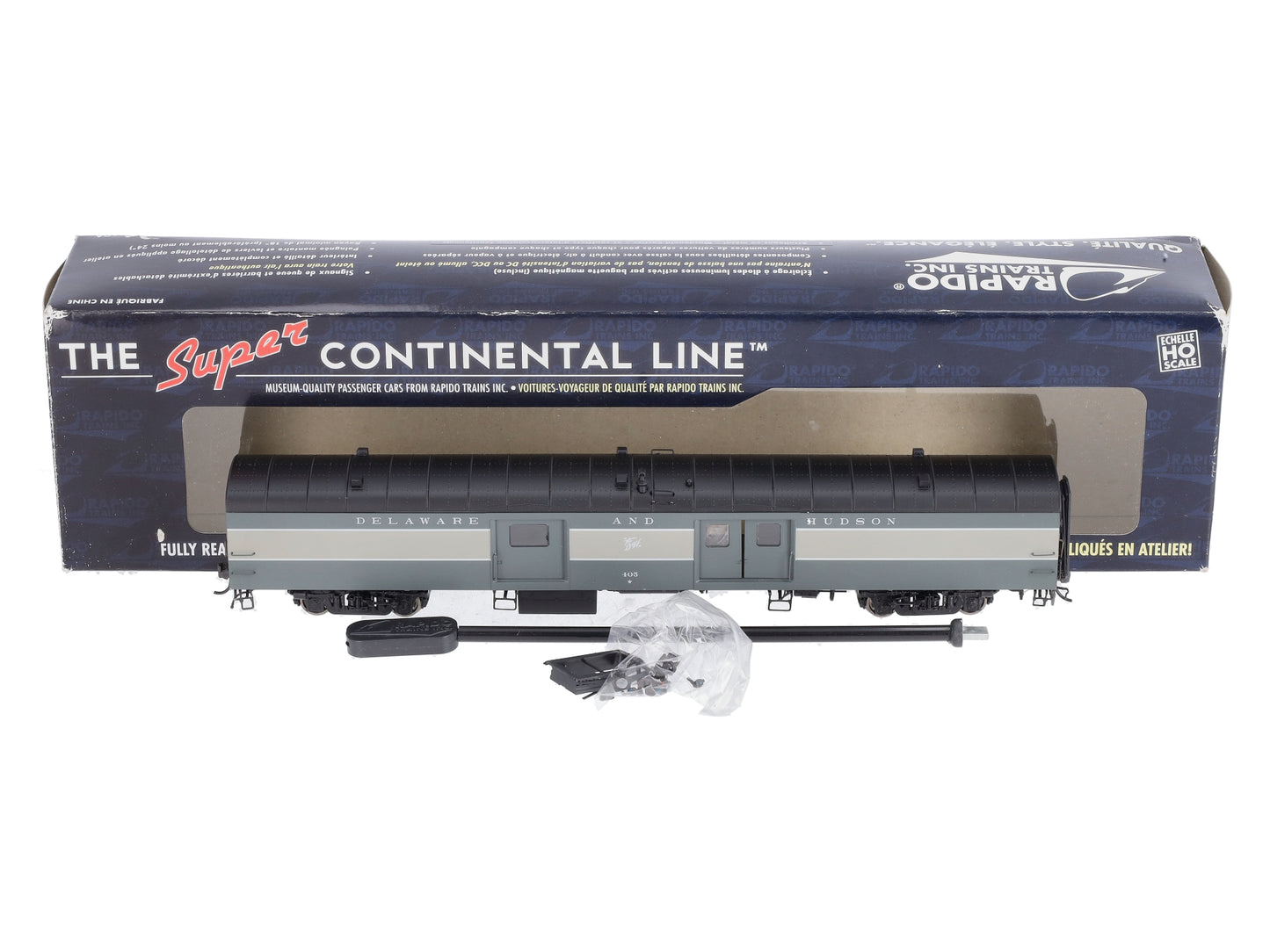 Rapido Trains 106209 HO Delaware & Hudson Baggage Express Car #405